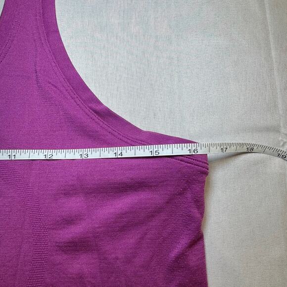 Lululemon Swiftly Racerback Tank Race Length Purple Vivid Plum Women's 10 - Picture 13 of 14